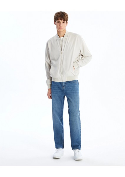 Xsıde Bej Standart Kalıp Kolej Yaka Erkek Bomber Mont fiyatları