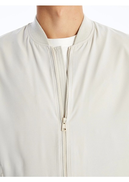 Xsıde Bej Standart Kalıp Kolej Yaka Erkek Bomber Mont modelleri