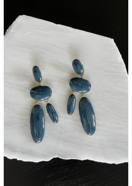 Sallantılı Reçine Oval Küpe fiyatları