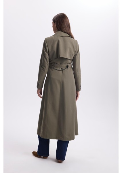 Zincir Detaylı Trençkot 13560 indirimleri