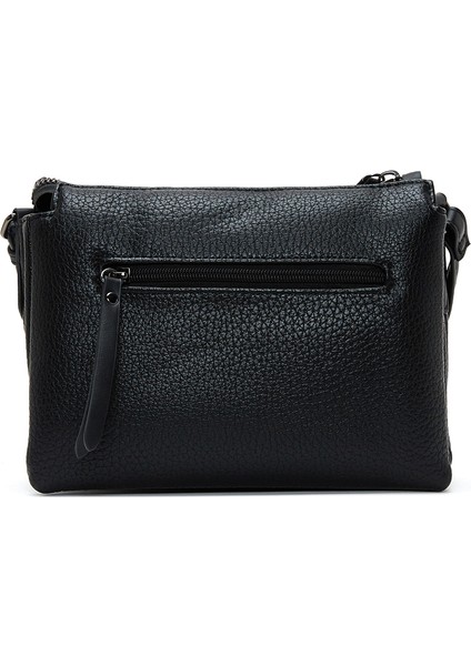 Kadın Siyah Uzun Askılı Metal Detaylı Çapraz Çanta 25WBD2467FT fırsatları