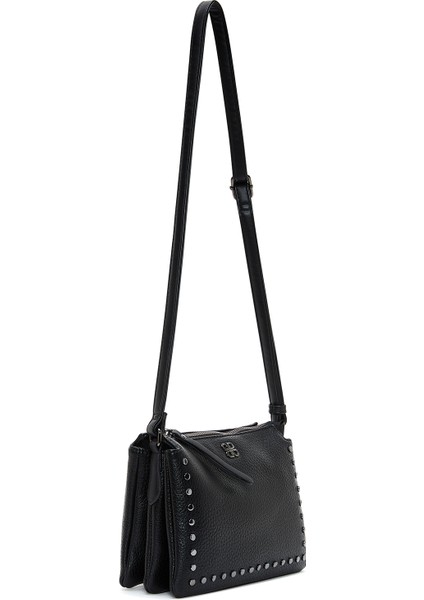 Kadın Siyah Uzun Askılı Metal Detaylı Çapraz Çanta 25WBD2467FT indirimleri