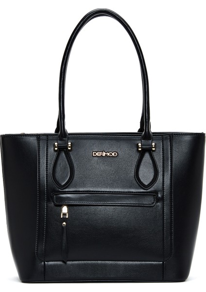 Kadın Siyah Klasik Omuz Çantası 25WBD283418