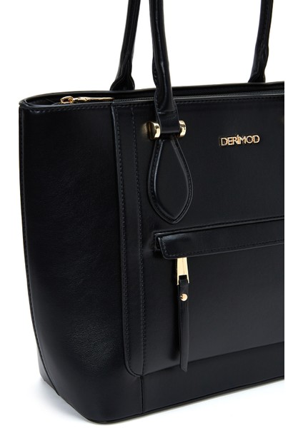 Kadın Siyah Klasik Omuz Çantası 25WBD283418