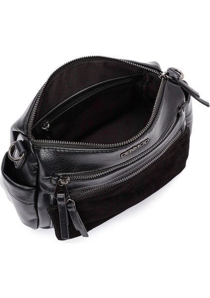 Kadın Siyah Uzun Askılı Çapraz Çanta 25WBD246414