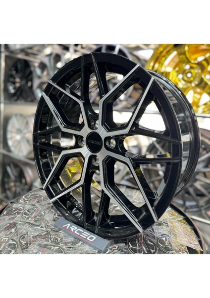 17'' 4X100 Arceo Valencia Black Diamond Jant Modeli modelleri