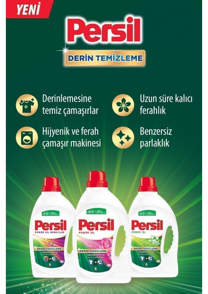 Sıvı Çamaşır Deterjanı 2x60 Yıkama Beyaz ve Renkli Çamaşırlar İçin Gülün Büyüsü Kokulu Derin Temizlik fırsatları