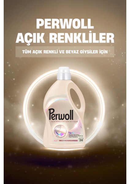 Sıvı Çamaşır Deterjanı 4×2.97 l 216 Yıkama Beyaz ve Renkli Çamaşırlar İçin Uzun Süre Tazelik