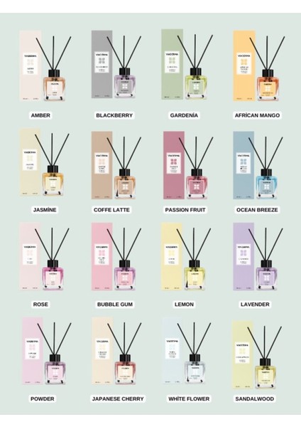 Oda Kokusu Japon Kiraz Esanslı 100 ml Bambu Çubuklu Kare Şişe Kalıcı Koku indirimleri