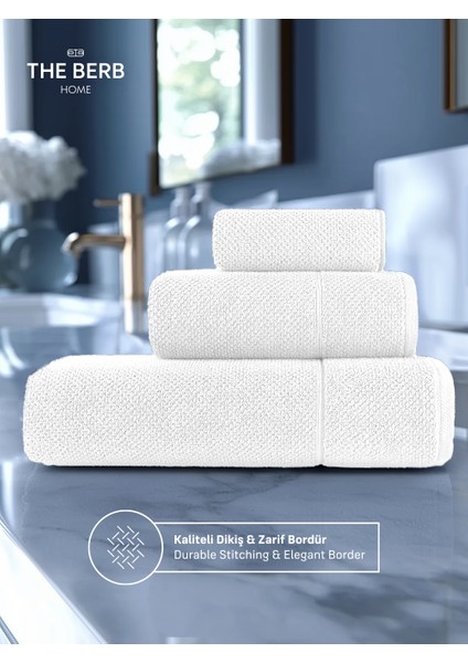 %100 Pamuk 3'lü Banyo Havlu Seti (30X50 50X100 70X150) fiyatları