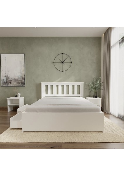 Stark Beyaz 2 Çekmeceli Kolay Kurulum fiyatları