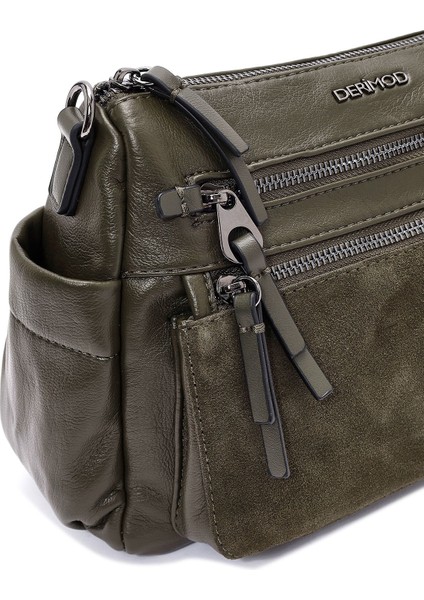 Kadın Yeşil Uzun Askılı Çapraz Çanta 25WBD246414