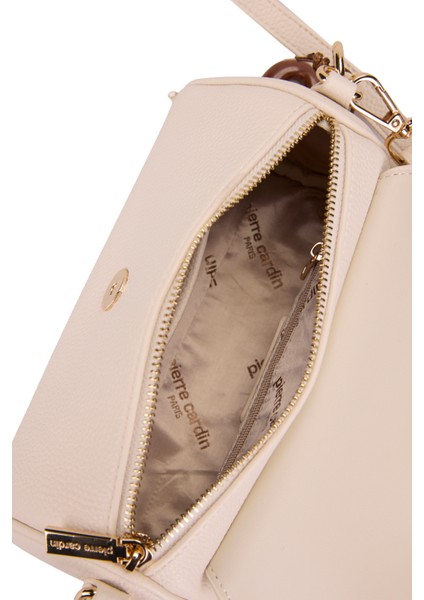 Kadın Vizon Dokulu Deri Çapraz Çanta 05PO25Y9638-DKD V fırsatları