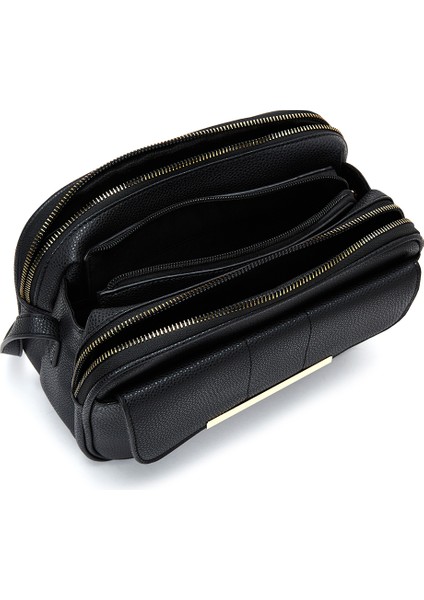 Kadın Siyah Uzun Askılı Çapraz Çanta 25WBD2621FT