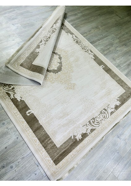 Türkeri, Truva Ipeksi Yün Tuşeli Triko Akrilik Oturma Odası ve Salon Halısı