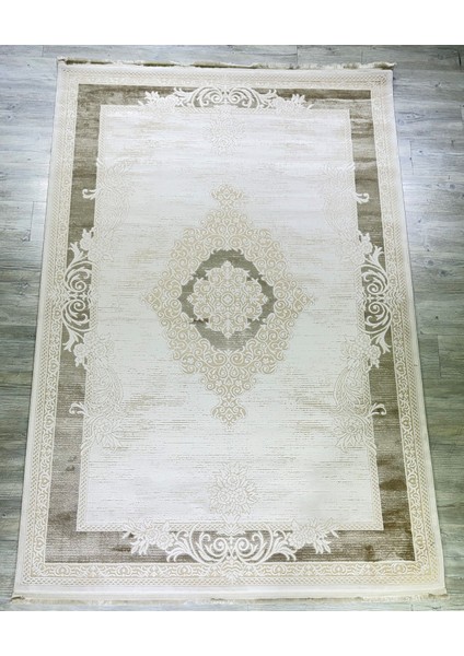 Türkeri, Truva Ipeksi Yün Tuşeli Triko Akrilik Oturma Odası ve Salon Halısı