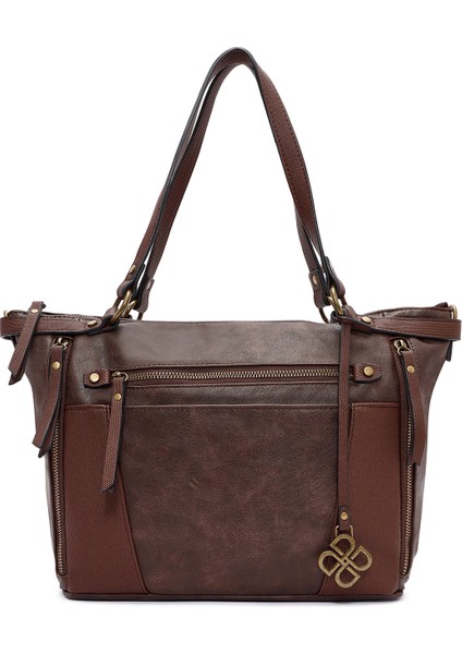 Kadın Kahverengi Uzun Askılı Kol Çantası 25WBD247614 modelleri