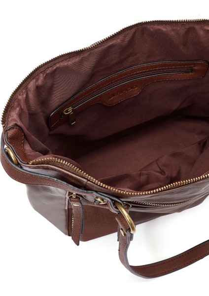 Kadın Kahverengi Uzun Askılı Kol Çantası 25WBD247614