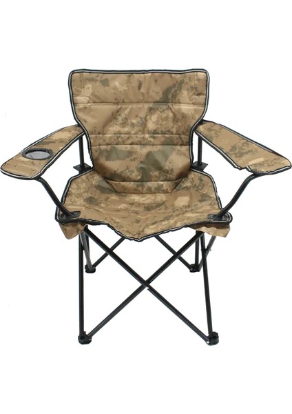 Bardaklı Kamp Sandalyesi Çöl Desen