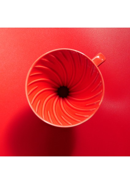 Kırmızı V60 02 Dripper Seramik Kahve Demleme Ekipmanı (Red Ceramic) fiyatları