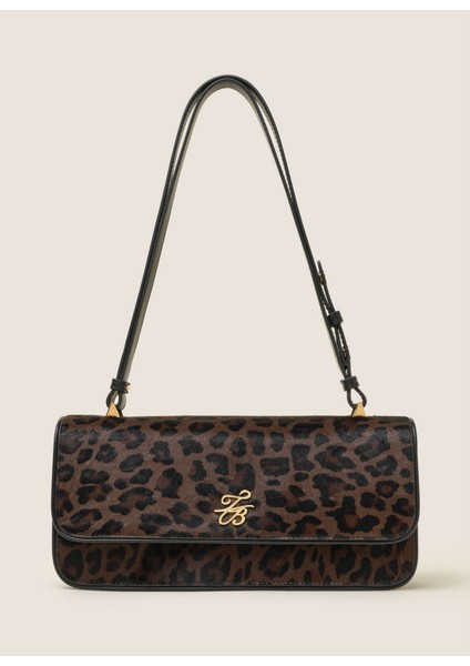 Deri Siyah Kadın Omuz Çantası 25FW352