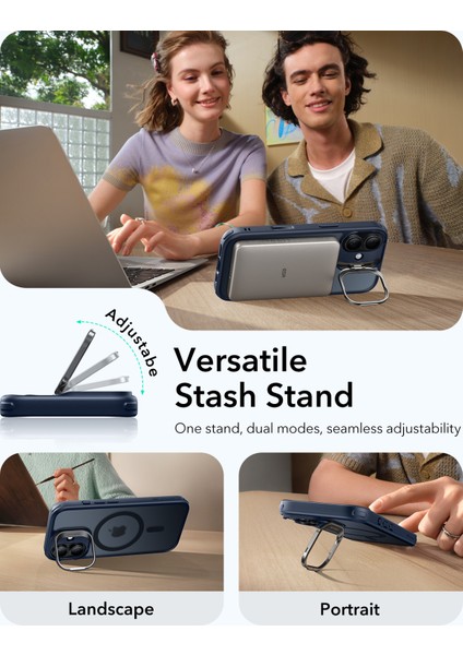 Apple iPhone 17 Classic Hybrid Magsafe Standlı Kılıf - Kamera Kontrol Buton modelleri