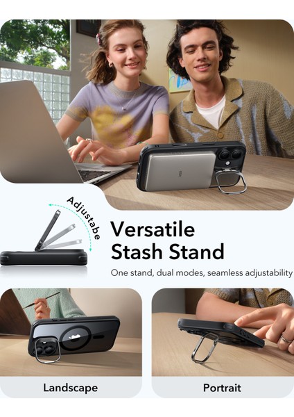 Apple iPhone 17 Classic Hybrid Magsafe Standlı Kılıf - Kamera Kontrol Buton modelleri