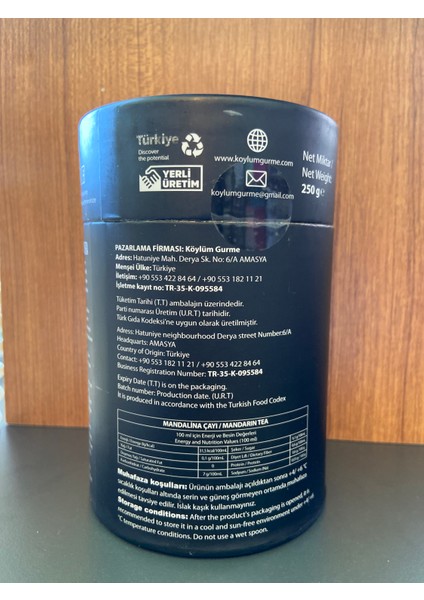 Mandalina Çayı Gerçek Meyve Taneli 250G fiyatları