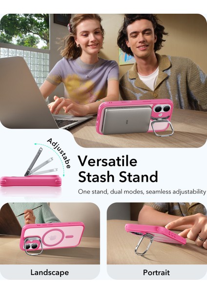 Apple iPhone 17 Classic Hybrid Magsafe Standlı Kılıf - Kamera Kontrol Buton modelleri