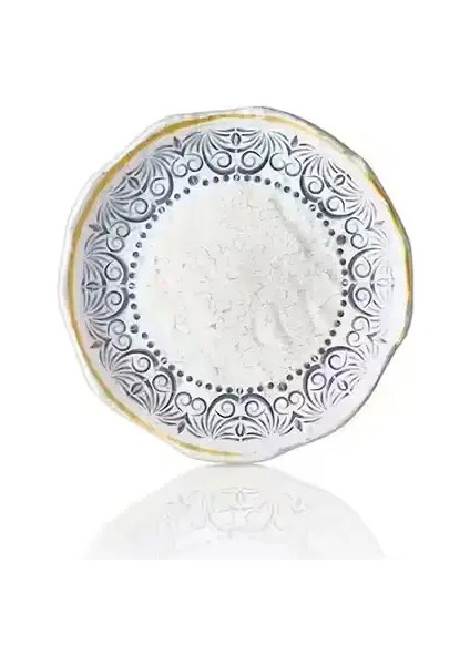 43020.CW.ATH - Norma Athena 4'lü Yuvarlak Tabak Seti 20 Cm, Thermoset Melamin