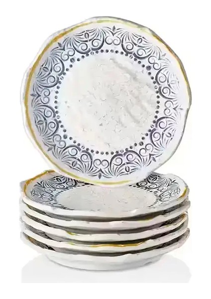 43020.CW.ATH - Norma Athena 4'lü Yuvarlak Tabak Seti 20 Cm, Thermoset Melamin fiyatları