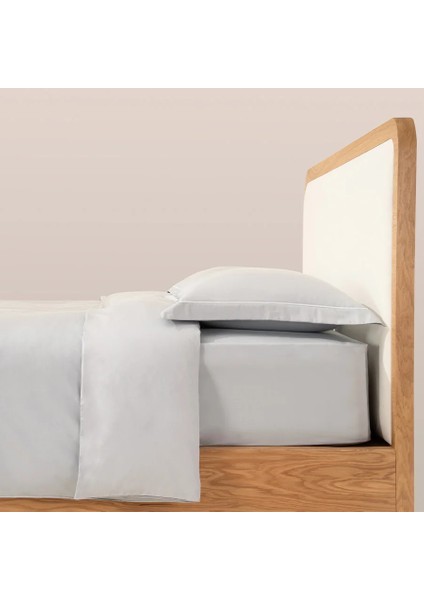 %100 Pamuk Saten Nevresim Seti 240X220 cm Mavi - Lia Serisi