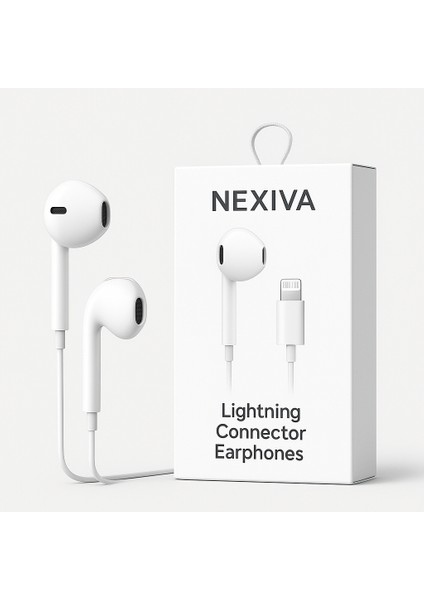 Iphone 11/12/13/14/PLUS/PRO/PRO MAX Uyumlu Kablolu Kulaklık Lightning Girişli Mikrofonlu Ekstra Ses Kalitesi indirimleri
