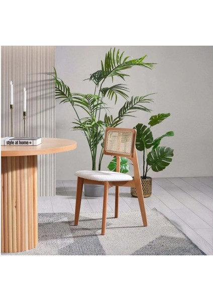 Ahşap Zion Hasırlı Mutfak ve Salon Sandalyesi 1 adet sandalye fırsatları