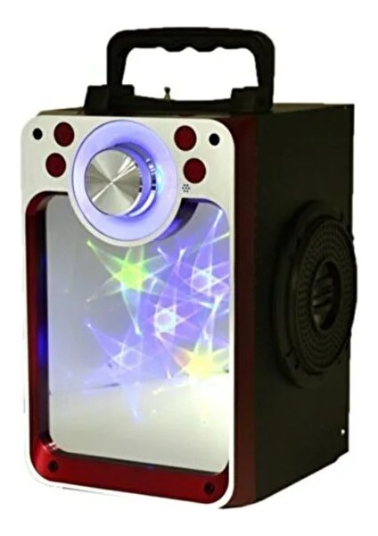 -822S Taşınabilir Bluetooth Hoparlör – LED Işıklı, Mikrofonlu, Fm Radyo Destekli fiyatları