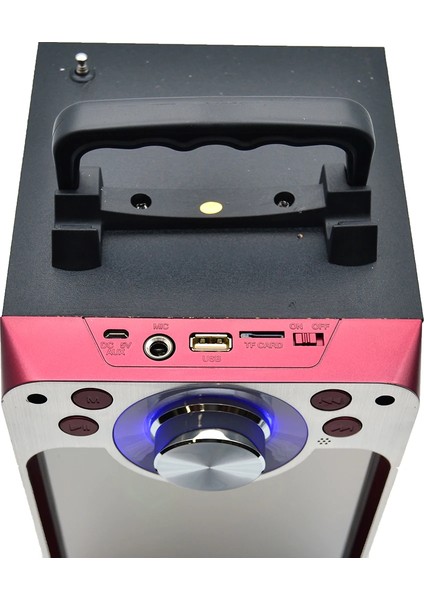 -822S Taşınabilir Bluetooth Hoparlör – LED Işıklı, Mikrofonlu, Fm Radyo Destekli fırsatları