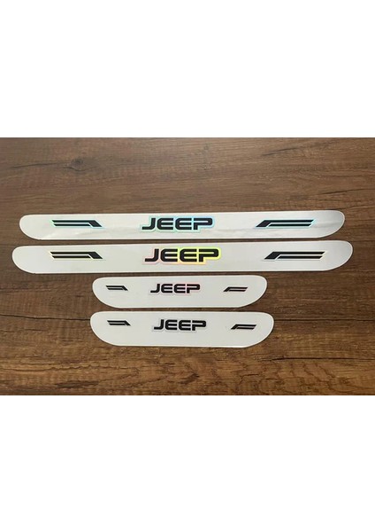 Jeep Aynalı Kapı Eşiği 4'lü Seti