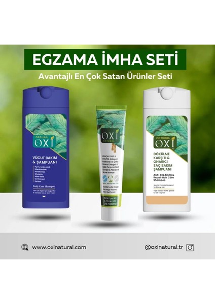 Egzama Imha Seti (3 Ürün) fiyatları