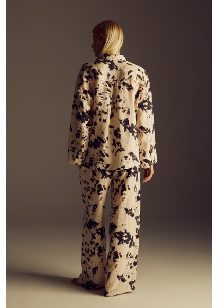 Kadın Modal Dokuma Uzun Kollu Gömlek fırsatları