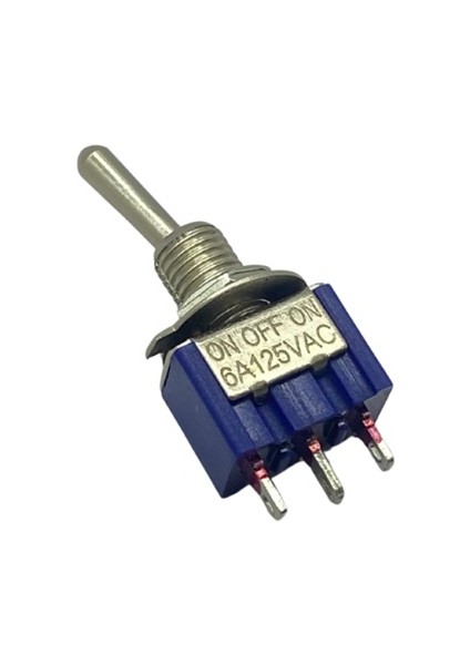 Çıt-Çıt Anahtar Mini Metal (On-Off-On) (3 Uçlu)