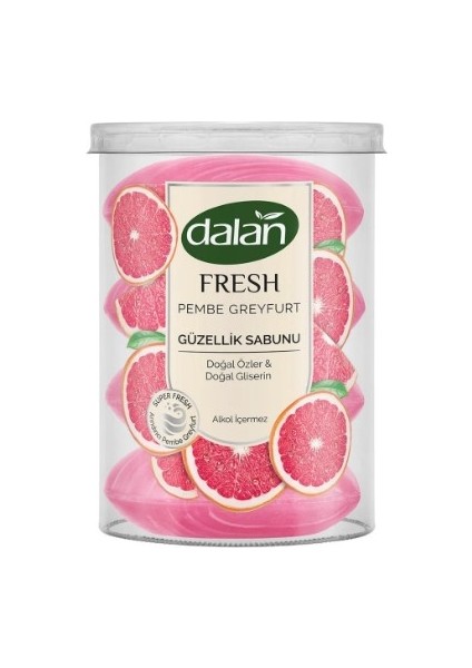 Dalan Fresh Pembe Greyfurt Güzellik Sabunu 4 x 110 G