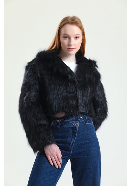 Ingiliz Yaka Crop Kürk Ceket fiyatları