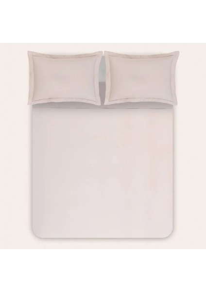 %100 Pamuk Saten Nevresim Seti 260X240 cm Gri - Lia Serisi