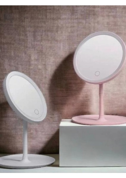 LED Işıklı Makyaj Aynası – 3 Renk Ayarı, USB Şarjlı fırsatları