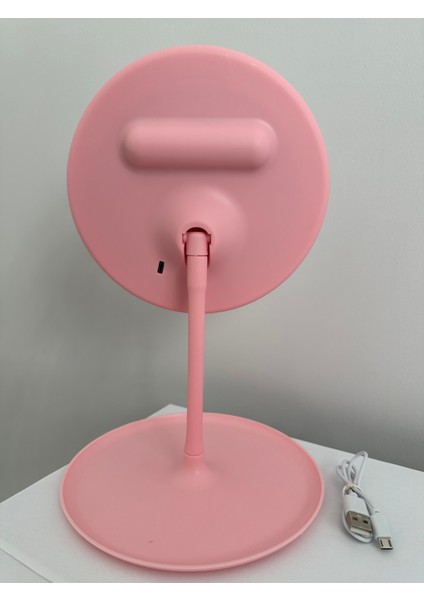 LED Işıklı Makyaj Aynası – 3 Renk Ayarı, USB Şarjlı indirimleri