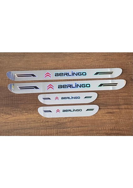 Citroen Berlingo Aynalı Kapı Eşiği4'lü Set