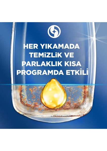 Hepsi Bir Arada Konsantre Jel Bulaşık Makinesi Deterjanı 1000 ml Limon Kokulu Cam Koruma Özellikli