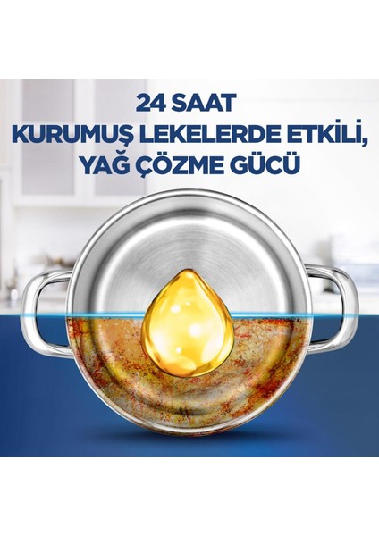 Hepsi Bir Arada Konsantre Jel Bulaşık Makinesi Deterjanı 1000 ml Limon Kokulu Cam Koruma Özellikli