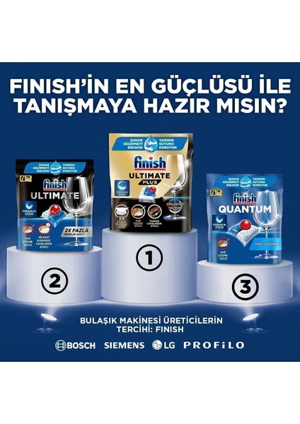 Bulaşık Makinesi Tableti 100 Yıkama Kokusuz Güçlü Temizlik Parlaklık ve Kireç Koruma