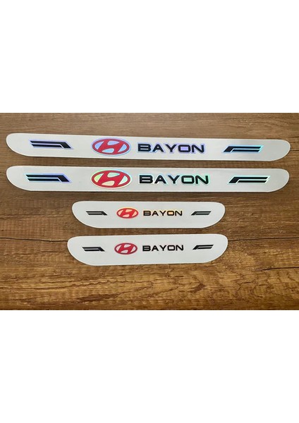 Hyundai Bayon Aynalı Kapı Eşiği 4' Lü Seti